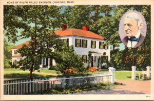 Massachusetts Concord Home Of Ralph Waldo Emerson