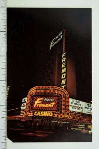Fremont Hotel, Downtown Las Vegas, Nevada Vintage Postcard P58 