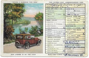 US. Used.  Indiana. Mailed 1931.