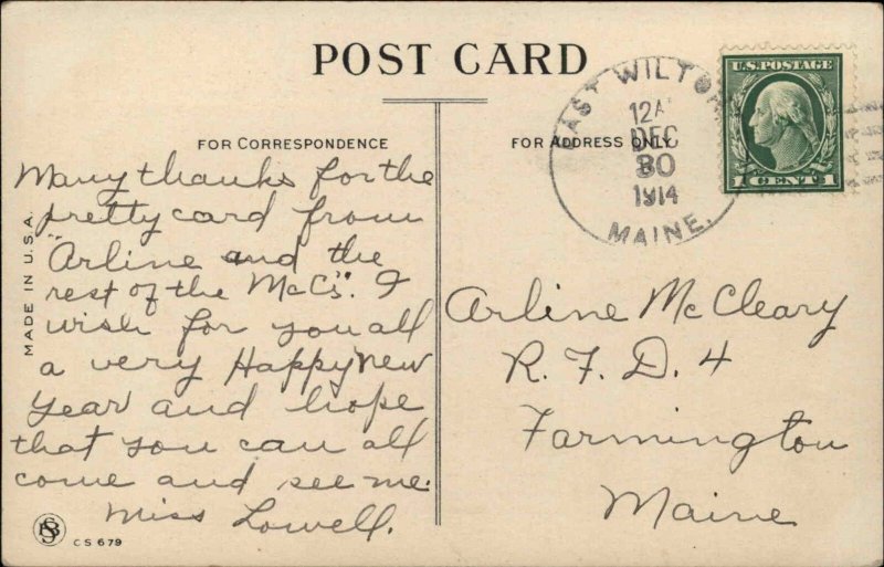 New Year Dutch Children Wish Bread Be Cake c1900-20s Vintage Postcard