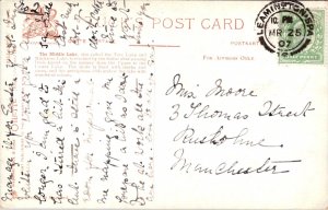 Middle Lake, Killarney Tuck 9730 c1907 Vintage Postcard Z02