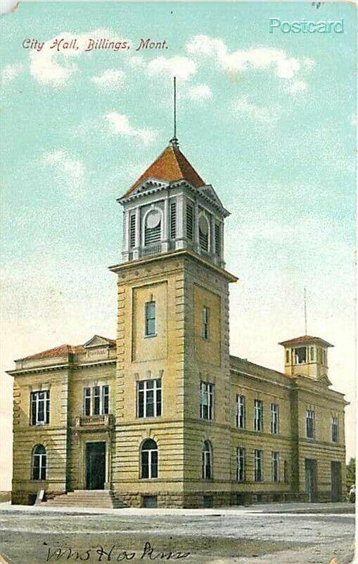 MT, Billings, Montana, City Hall, American Import No. 269