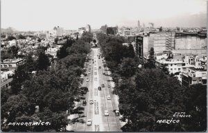 Mexico Panoramica Mexico City Vintage RPPC C078