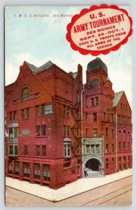 Des Moines IA~US Army Tournament Sept 26-Oct 1~YMCA CCC College~Convention~1910