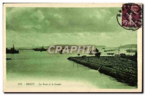 Brest - La Rade and Goulet - Old Postcard