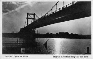 BG19194 beograd belgrad abendstimmung auf der save serbia