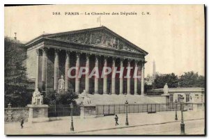 Postcard Old Paris Chamber of Deputies
