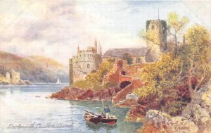 Dartmouth Castle & Church  Devon England UK 1910c Tuck Oilette postcard