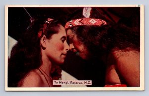TE HONGI ROTORUA NEW ZEALAND POSTCARD (c.1920s)