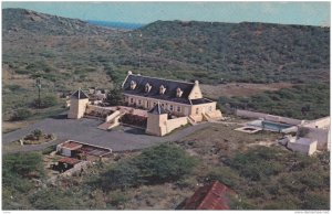 Bird´s Eye View, Acension, large plantation in Western part of the island,...