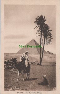 Egypt Postcard - Giza, The Pyramid of Cheops   RS34262