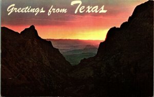 The Window Big Bend National Park Greetings From Texas TX UNP Chrome Postcard