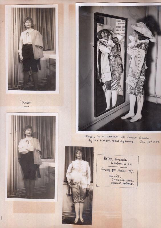 Cuthbert Matthews Opera in London Hotel DRESS REHERSAL Antique Photo Dinner Menu