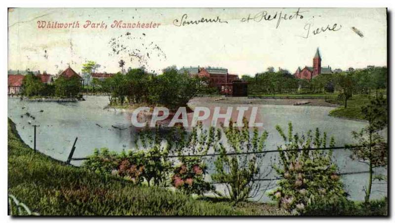 Whitworth Park Postcard Old Manchester