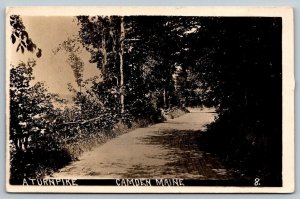 RPPC Real Photo Postcard - Camden, Maine - Turnpike - 1912