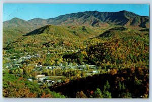 1960 Gatlinburg Tennessee Vintage Postcard Foot Mt Leconte Great Smoky Mountains