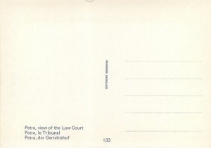Postcard Middle East Jordania Petra view of the law court