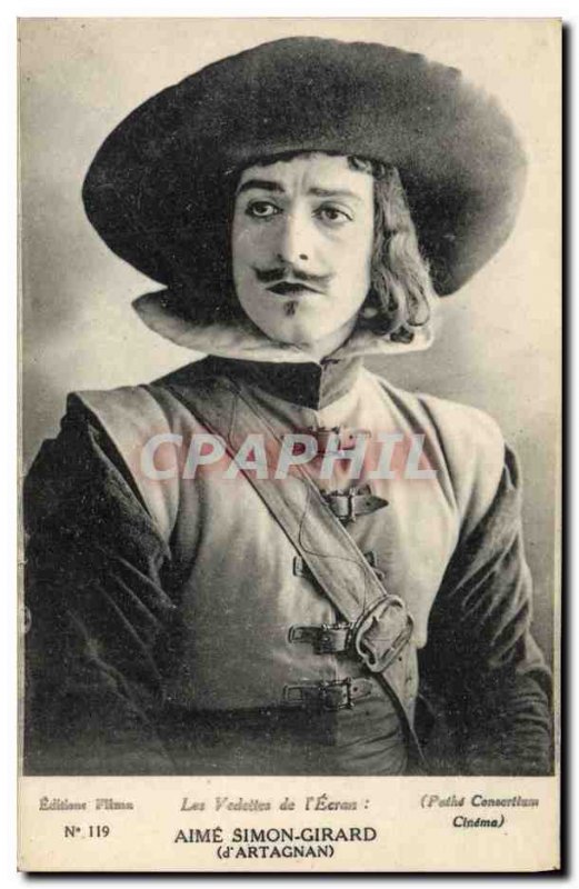 Postcard Modern Cinema Aim? Simon-Girard D & # 39Artagnan Three Musketeers