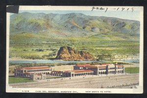 BARSTOW CALIFORNIA CASA DEL DESIERTO VINTAGE ADVERTISING POSTCARD FRED HARVEY