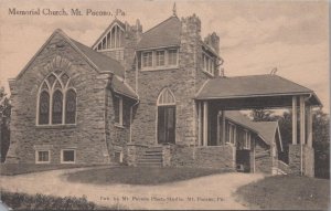 Postcard Memorial Church Mt Pocono PA