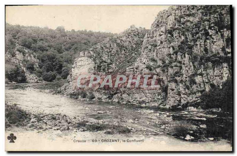 CPA Creuse Crozant le Confluent 