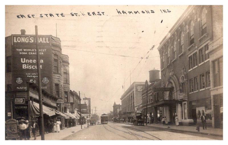 Indiana  Hammond,East State St,  Bijou Vauidville Theatre,  RPC