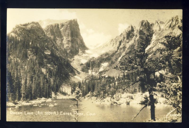 Estes Park, Colorado/CO Photo Postcard, Dream Lake