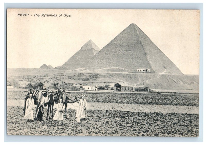 C. 1900-10 The Pyramids Of Giza. Postcard P60E