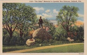 Wisconsin Oshkosh The Hiker Memorial To Spanish War Veterans