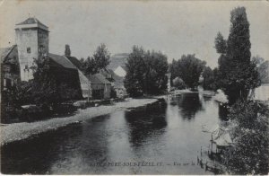 CPA ST-PERE-SOUS-VEZELAY Vue sur la Cure (49135)