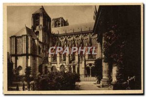 Old Postcard Bourges La Cathedrale and & # City 39Hotel