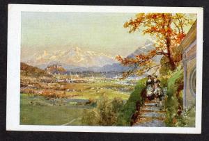 Austria Salzburg von Maria Plain Artist Signed Postkarte Carte Postale Postcard