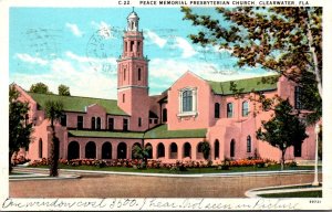 Florida Clearwater Peace Memorial Presbyterian Church 1930 Curteich