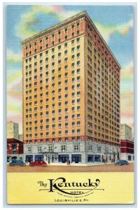1946 Kentucky Hotel & Restaurant Building Louisville Kentucky Vintage Postcard