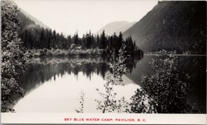 Sky Blue Water Camp Pavilion BC British Columbia Fraser Canyon TIMMS Postcard G1