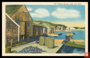 Fishing Shacks, Cape Cod, Mass