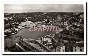 Old Postcard Corsica Corsica Bonifacio Harbor taken from the old town