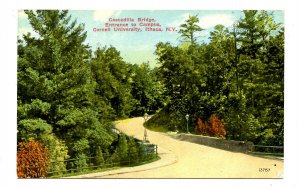 NY - Ithaca. Cornell University, Cascadilla Bridge Entrance