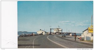 P.E.I. Ferry Boat loading at CARIBOU , Nova Scotia , Canada , 40-60s