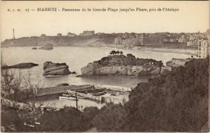 CPA Biarritz panorama de la Grande Plage FRANCE (1125974)