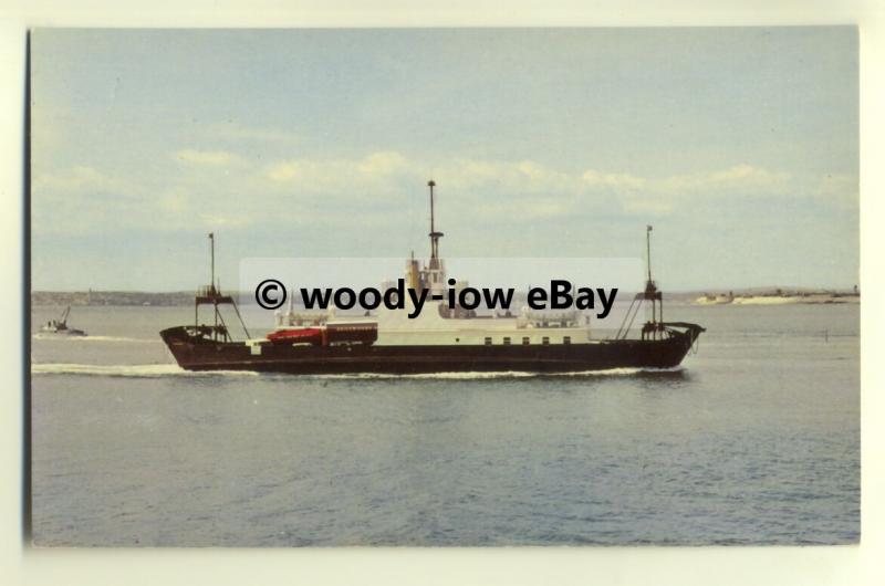 f0052 - Portsmouth to Fishbourne Isle of Wight Car Ferry - Fishbourne - postcard