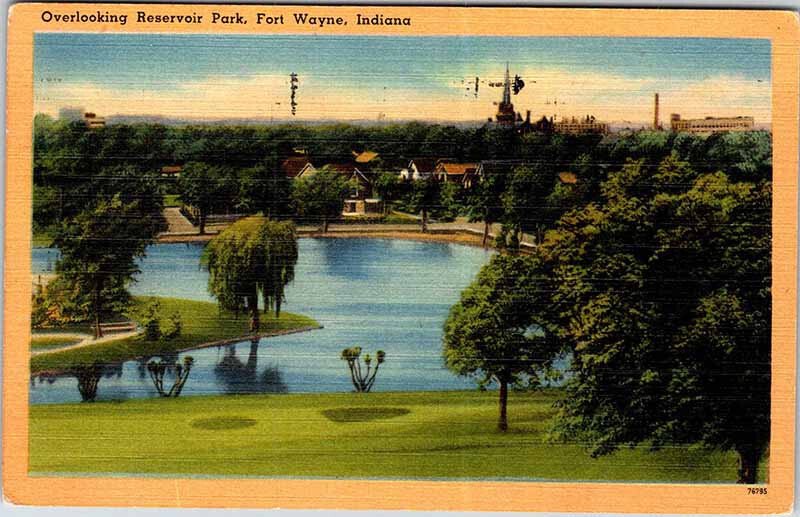 Postcard NATURE SCENE Fort Wayne Indiana IN AM5806