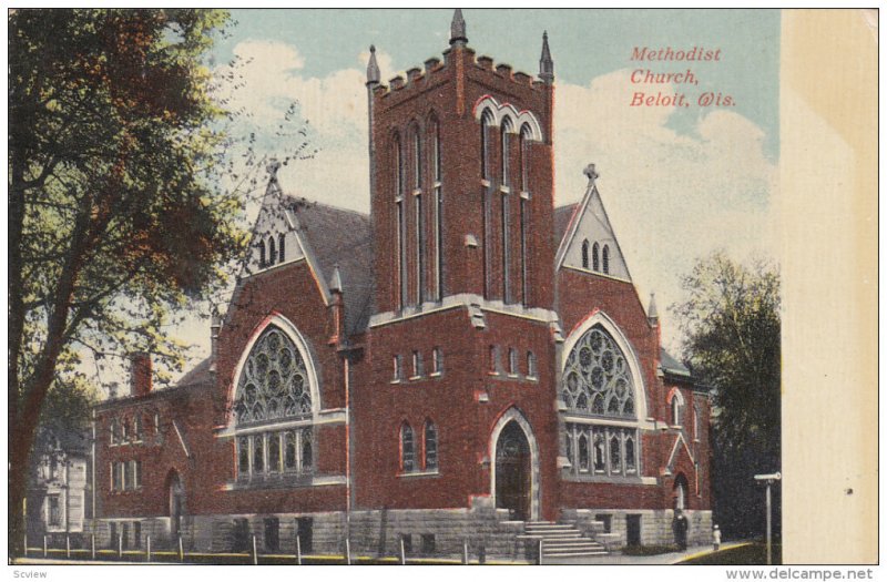 Methodist Church, BELOIR, Wisconsin, PU-1911