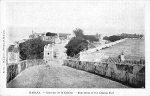 Habana Cuba Panorama of the Cabana Fort Scenic View Antique Postcard J75507