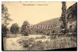 Old Postcard Thury Harcourt L & # 39Ecluse of Hom