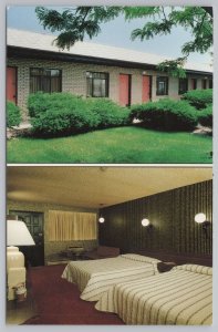 Roadside~Country Manor Motel Composite~Watkins Colorado~Chrome Vintage Postcard