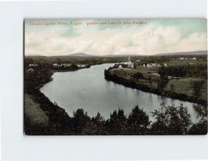 Postcard Jacques Cartier River Quebec and Lake St. John Railway Canada