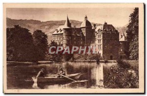 Old Postcard Vizille the castle and the room d & # 39eau