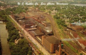 Wisconsin Eau Claire Aerial View U S Rubber Company