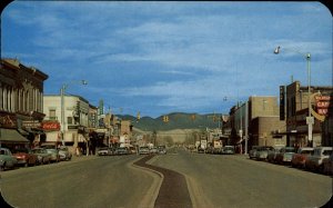 Montrose Colorado CO Coca Cola Classic 1950s Cars Vintage Postcard